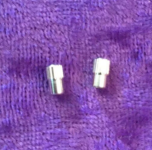 Belt Tip Replacement Screws You Tap In! No Screwdriver Needed! 2 Pack ! Secure