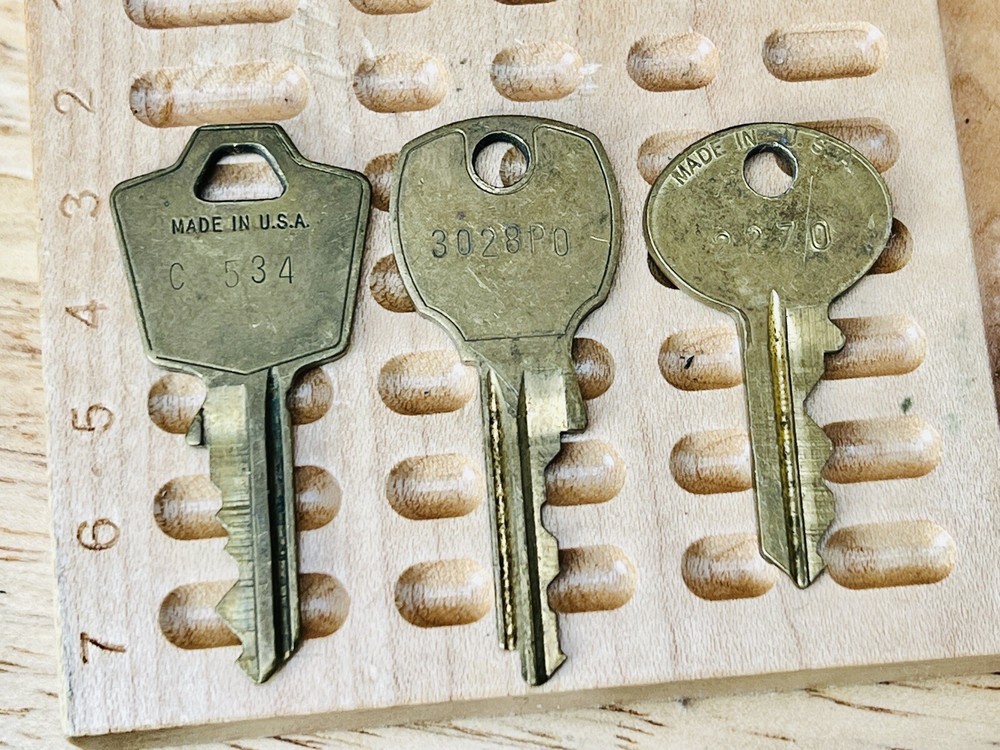 3 Different USPS Postal Lock Keys Post Office Locksport locksmith