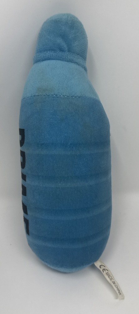 Prime Bottle Blue Raspberry Hydration Drink Plush Toy 9"