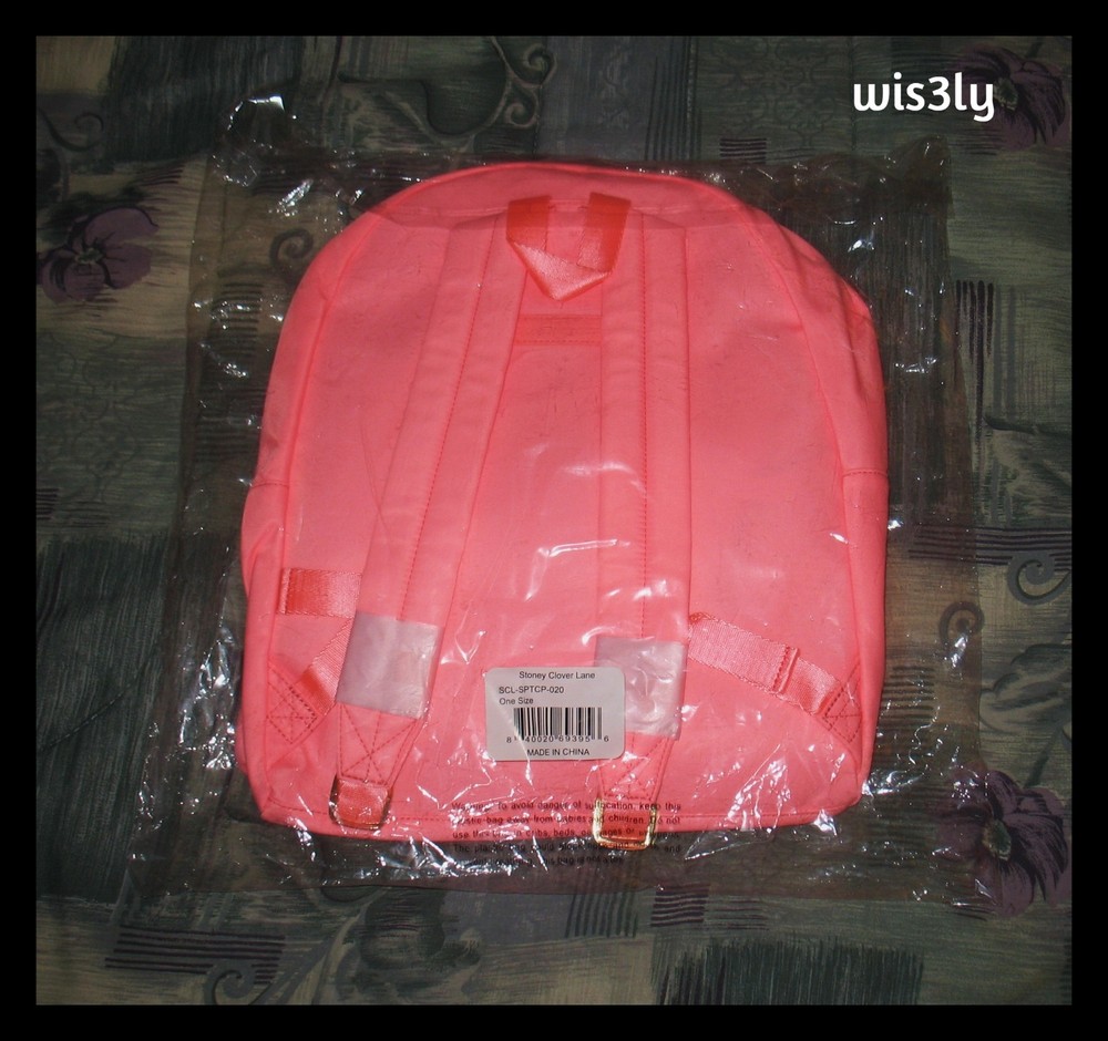 🥭NWT Stoney Clover Lane CLASSIC Full Size Backpack Tropical MANGO Neon