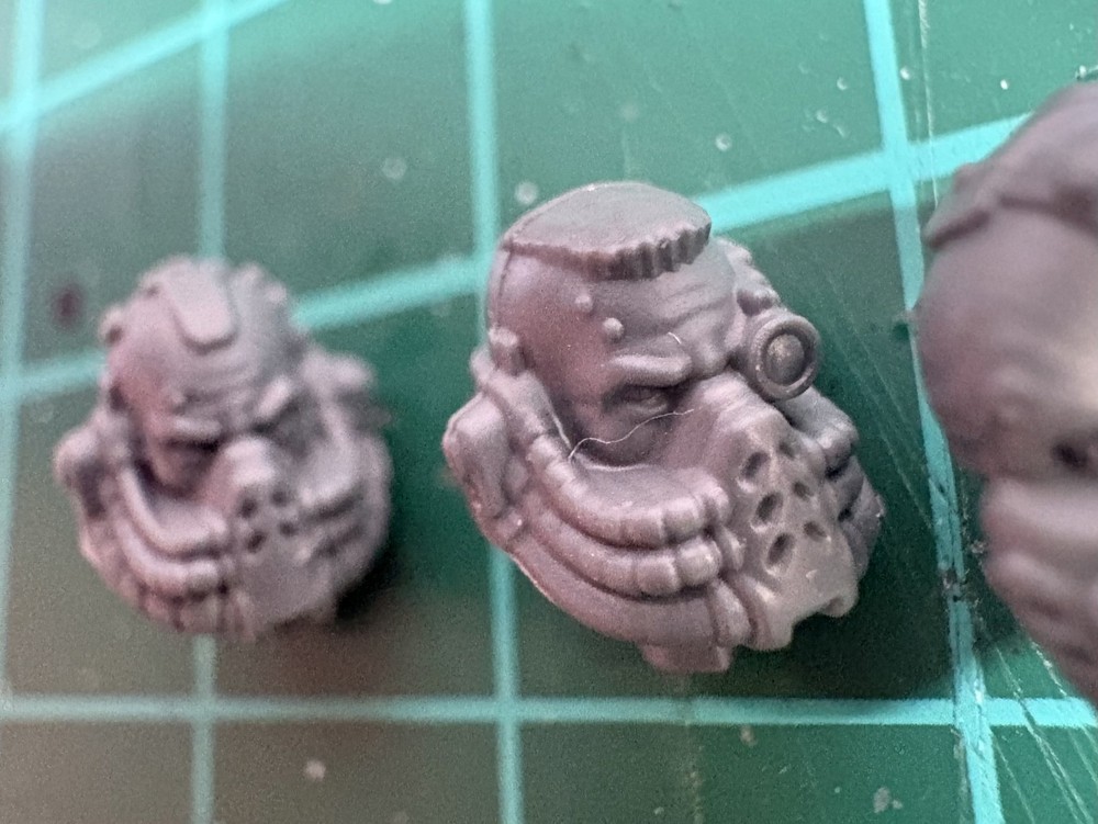Warhammer 40K Primaris Aggressors Unhelmeted Heads – Bare Heads Bits Kitbash