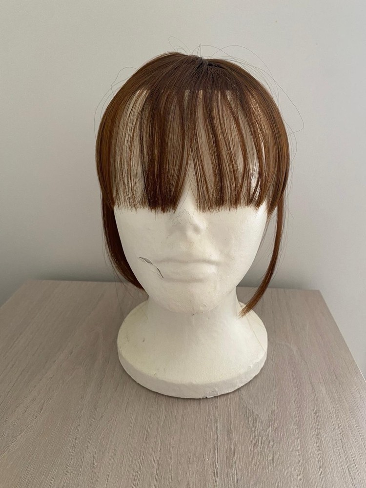 Wig With White Cork Head Mannequin Model