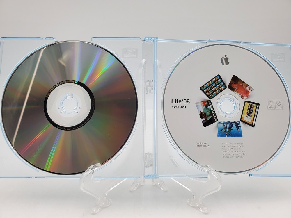 iWork' 08 Install CD & DVD Version 8.0 2007 Apple Mac Macintosh