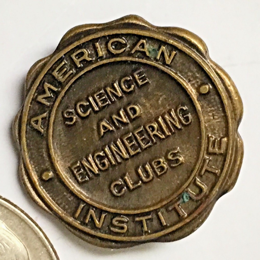 Vintage Science & Engineering Club Pin