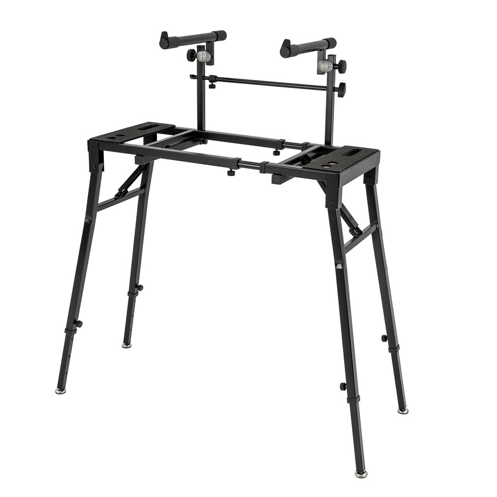 2-Tier Adjustable Keyboard Stand for DJ Workstation & Studio Use