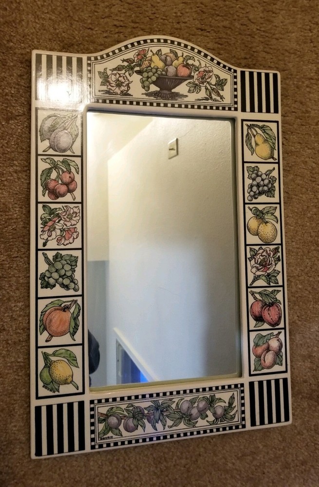 Santa Barbara Ceramic Design Tile Mirror 21 × 14 inches