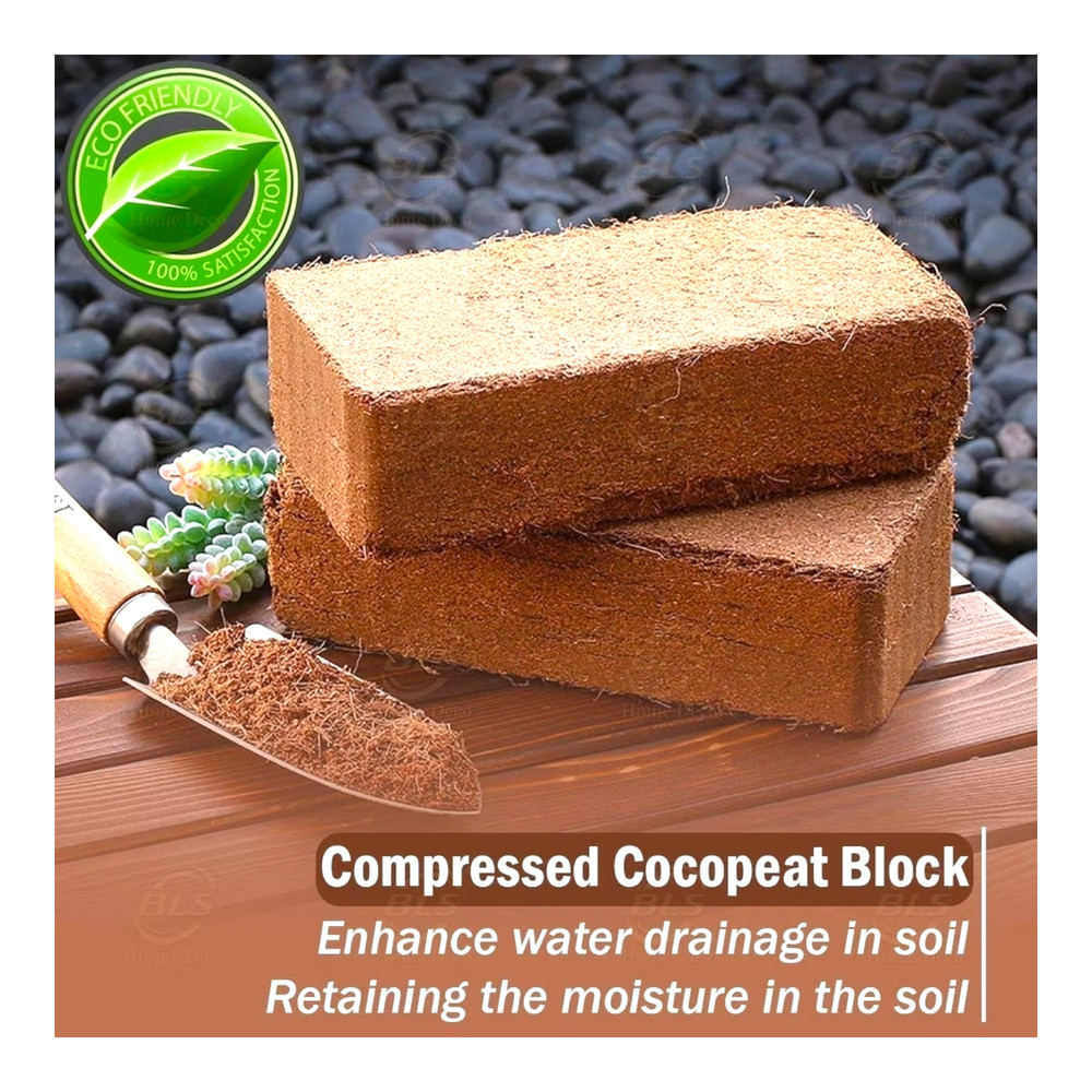 Cocopeat Block Compressed Organic Brick Premium Coir Coco Peat Garden Soil