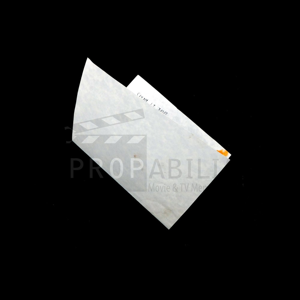 UPLOAD Note in Package with Drive S03E06 Original Prop (3508-5717)