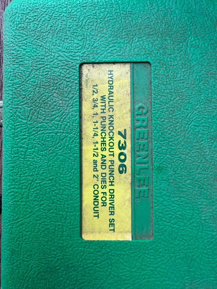Greenlee 7306SB Hydraulic Controller Kit