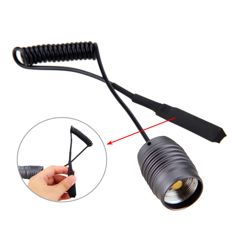 Hunting LED Flashlight Torch Rechargeable 800Yard 2000LM White Light Scope Mount