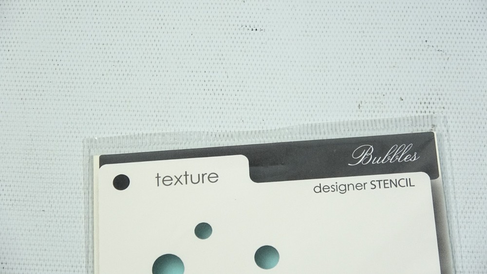 2014 Memory Box Texture Designer Stencil Bubbles 88574