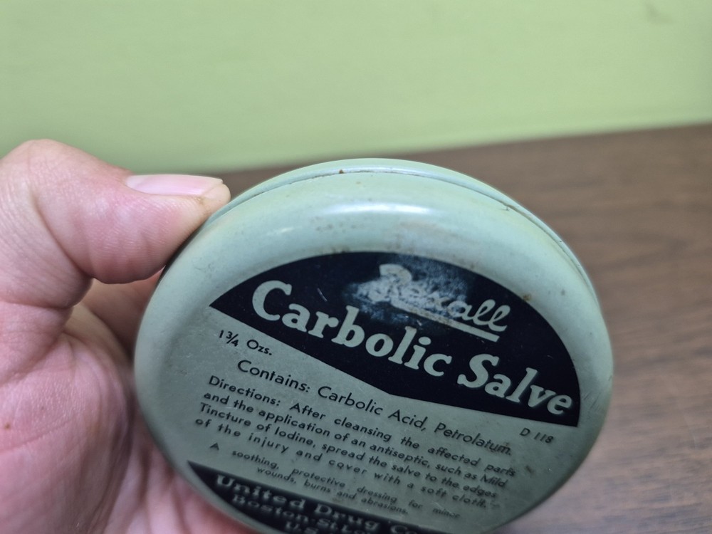 REXALL CARBOLIC SALVE CAN
