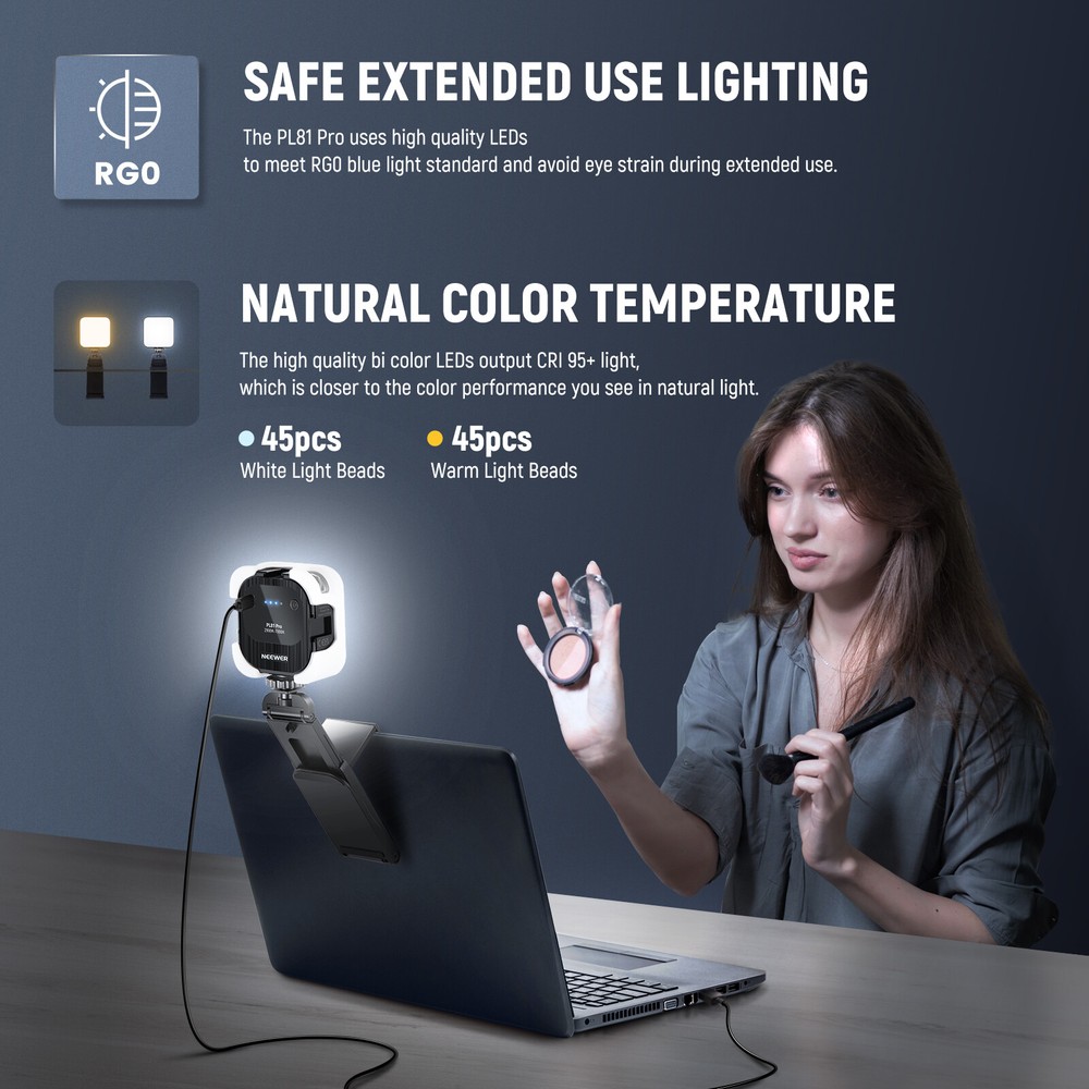 NEEWER Professional LED Streaming Light with Mac/PC APP Control for Streaming