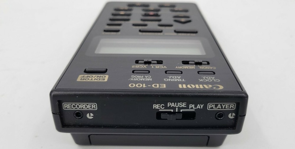 Canon ED-100 Video Editor Remote - Powers On - AS-IS - EB-7600