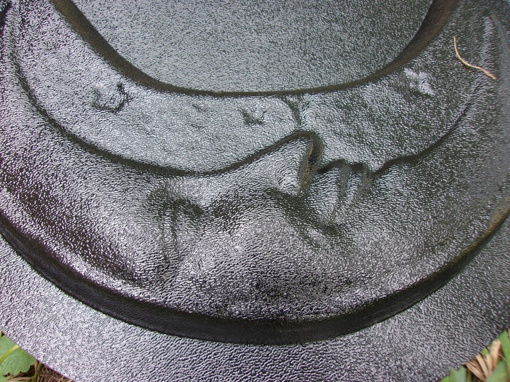 Moon face mold concrete plaster casting mould 11" x 4" x 3/4" thick