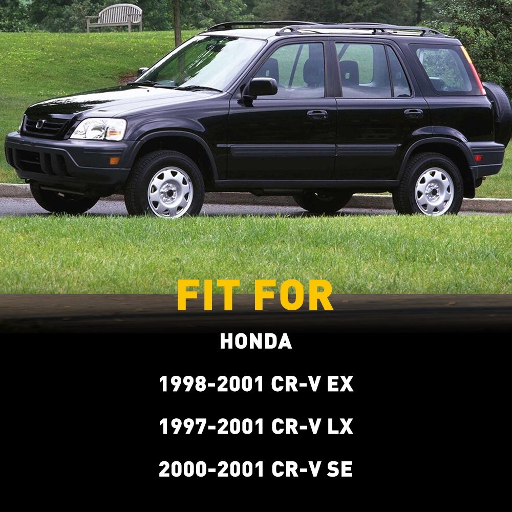 Front Left Driver Side Black Exterior Outer Door Handle for 1997-2001 Honda CRV