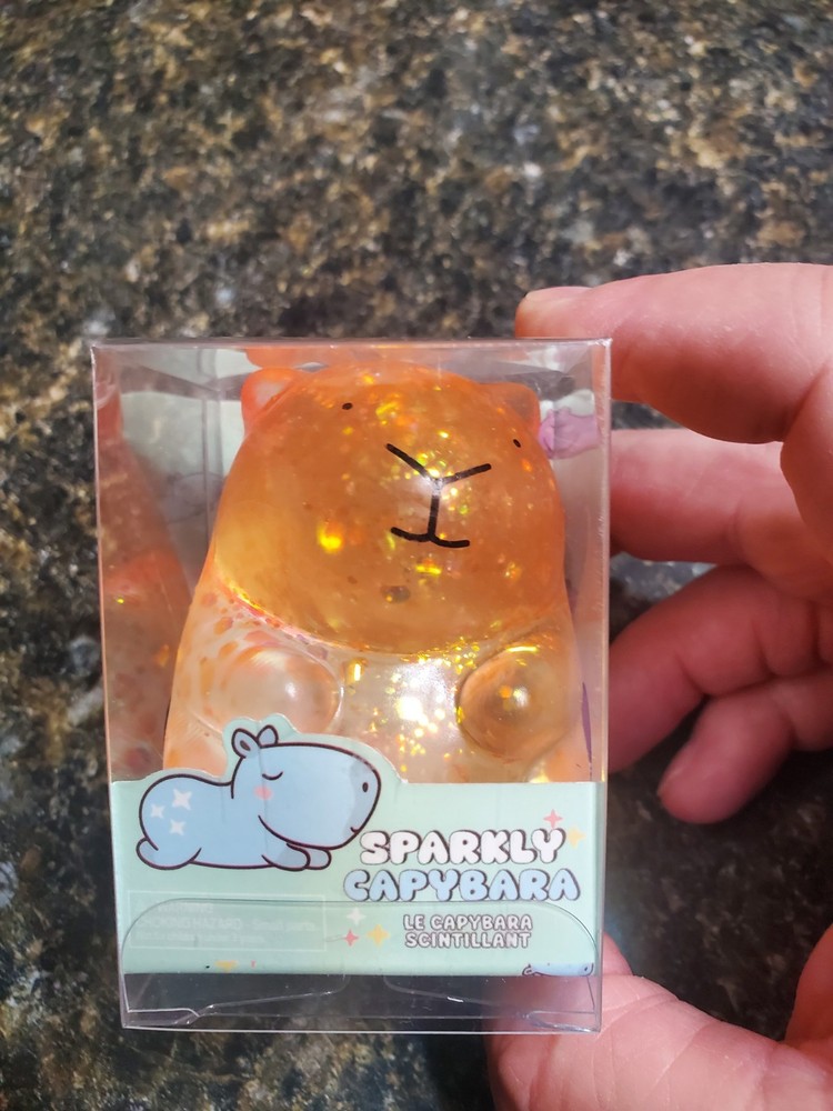 Sparkly Capybara Squishy Squeeze Toy ,Stress Relief