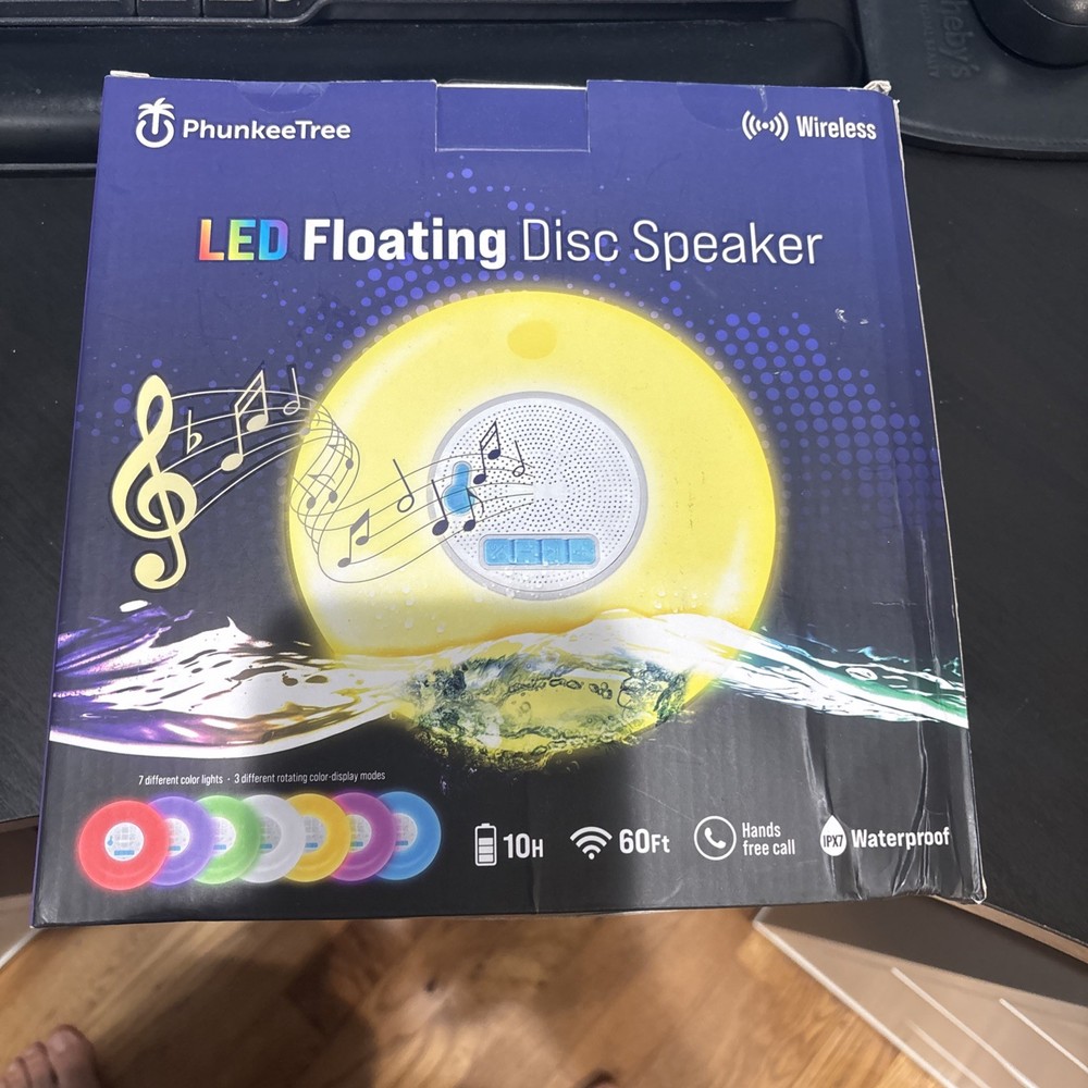 BRAND NEW PHUNKEE TREE LED Floating Disc Speaker🔥😂🎈