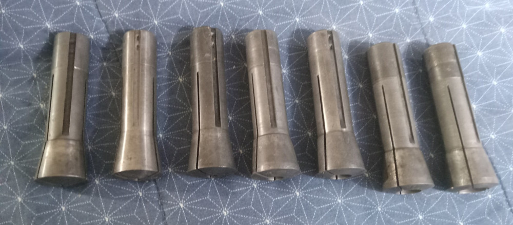 7 R8 Collets Internal Thread