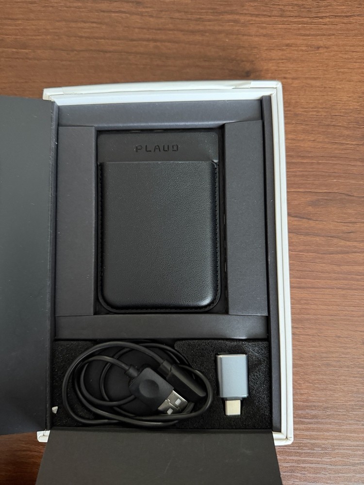 Plaud Note Empowered AI Voice Recorder & Note Taker 64GB Black Open Box