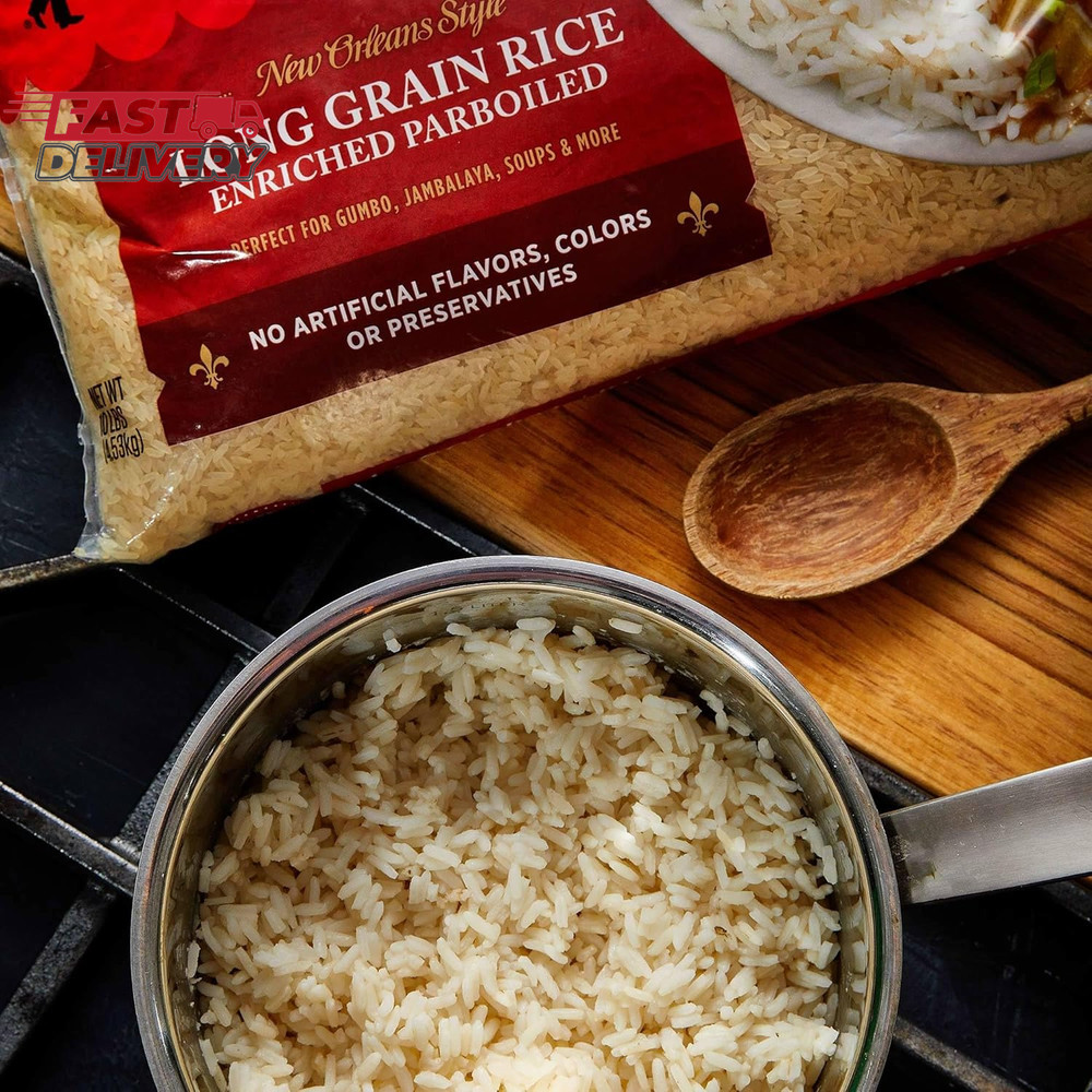 Zatarain'S Enriched Parboiled Long Grain Rice, 10 Lb