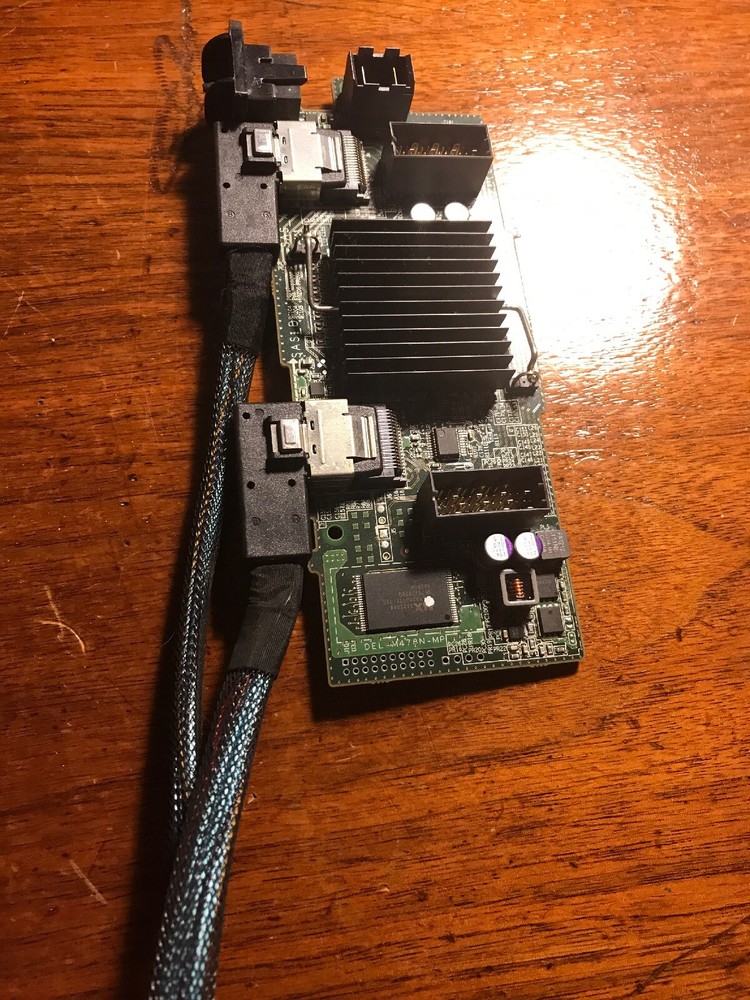 Dell 06V580 PowerEdge Dual SAS Server Module With Cables