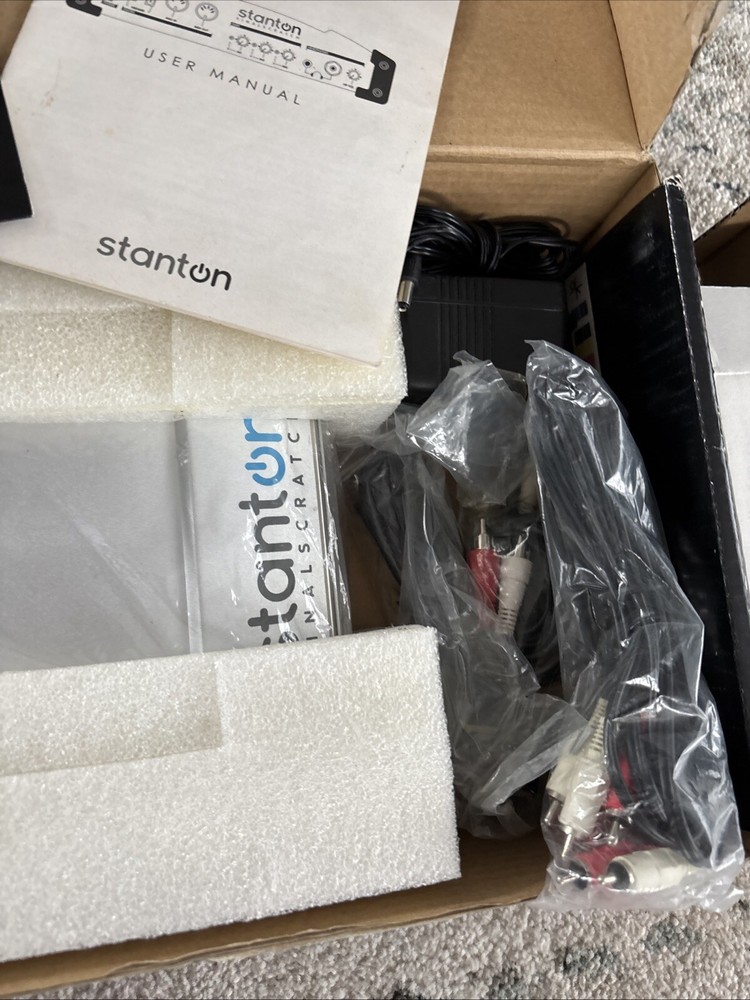 Stanton Final Scratch Open In Box All Cables Directions Etc.