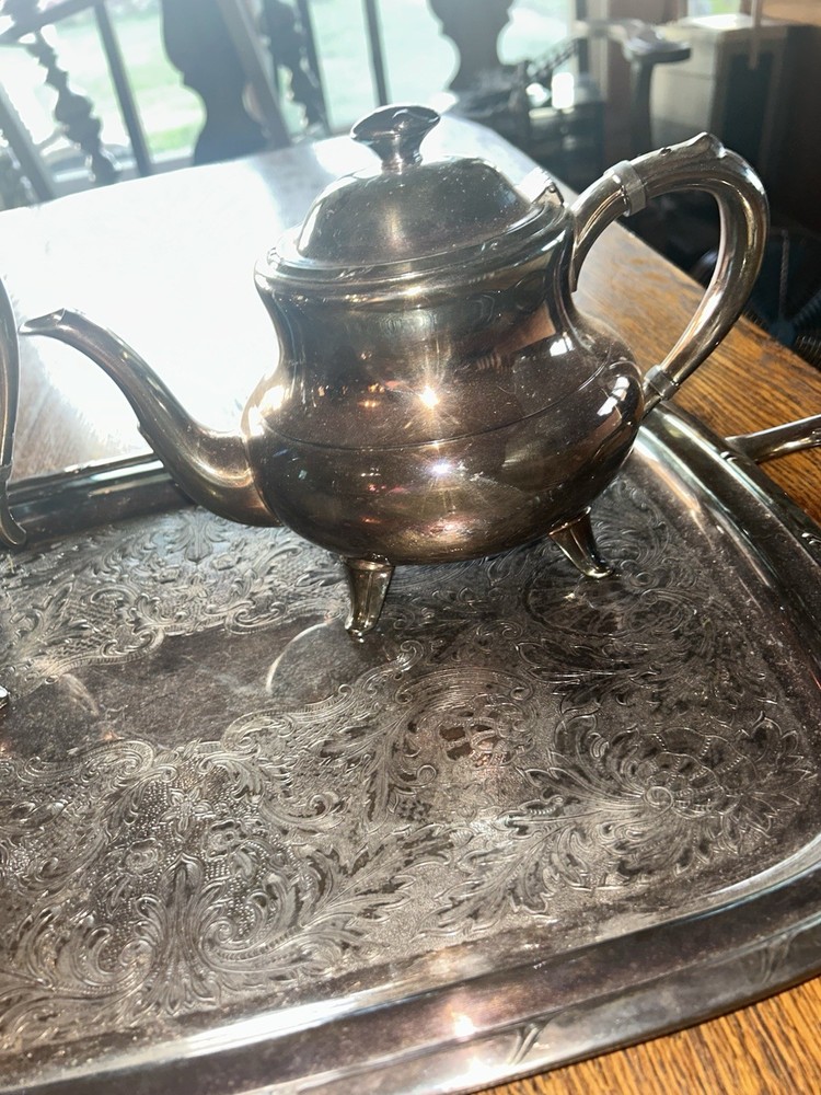 1881 Rogers “Croydon” Pattern Silver Plated Serving Tray - Full Service Set