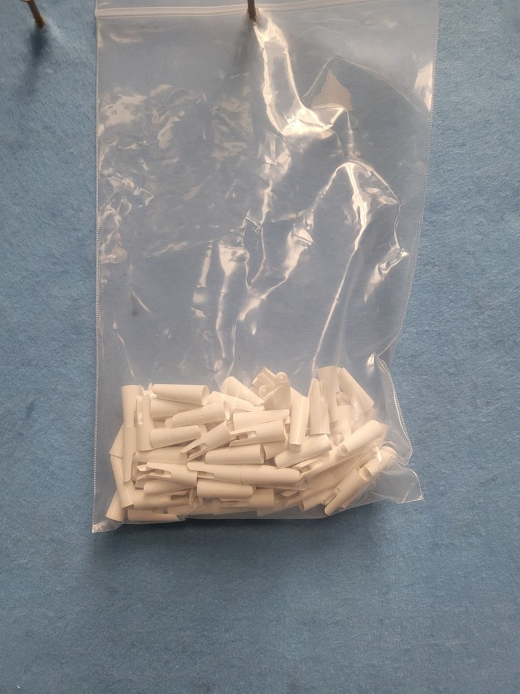 Tradtional Pro Nock 5/16 White 100 Pc +