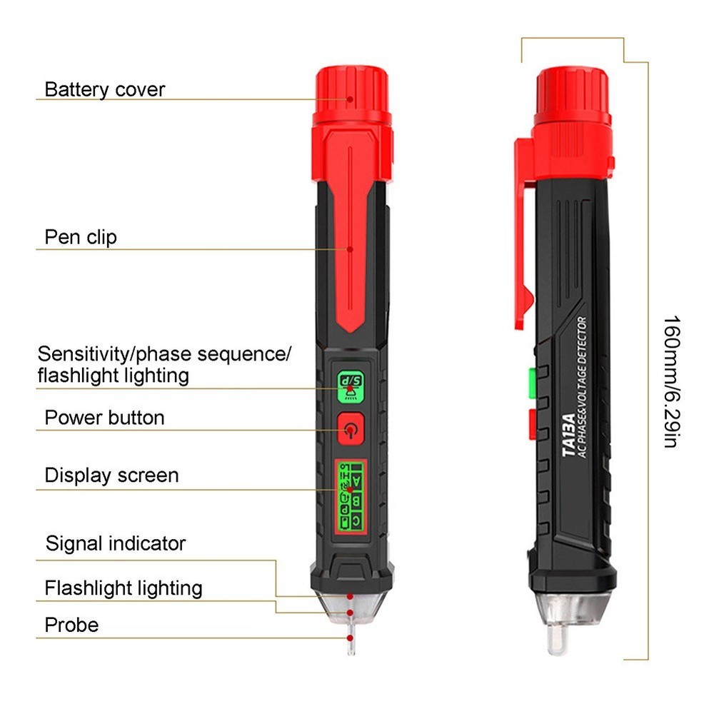 TA13A Electrical Tester with Automatic Shutdown After 5 Minutes Inactivity