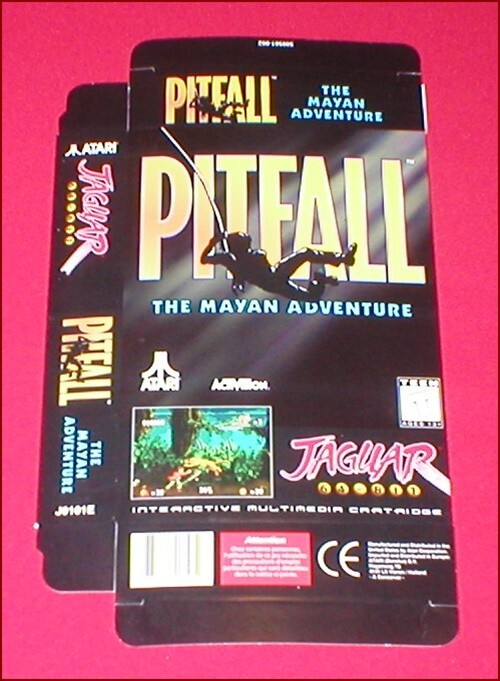 Pitfall The Mayan Adventure Original Empty Box Only for Atari Jaguar System NEW