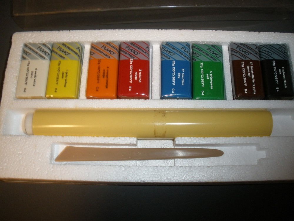 NEW FIMO Basic Set 1 Eberhard Faber German Modeling Clay
