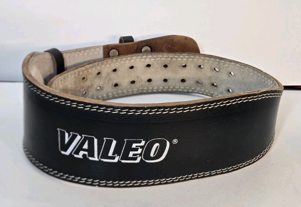 Valeo Medium Leather Weightlifting Belt