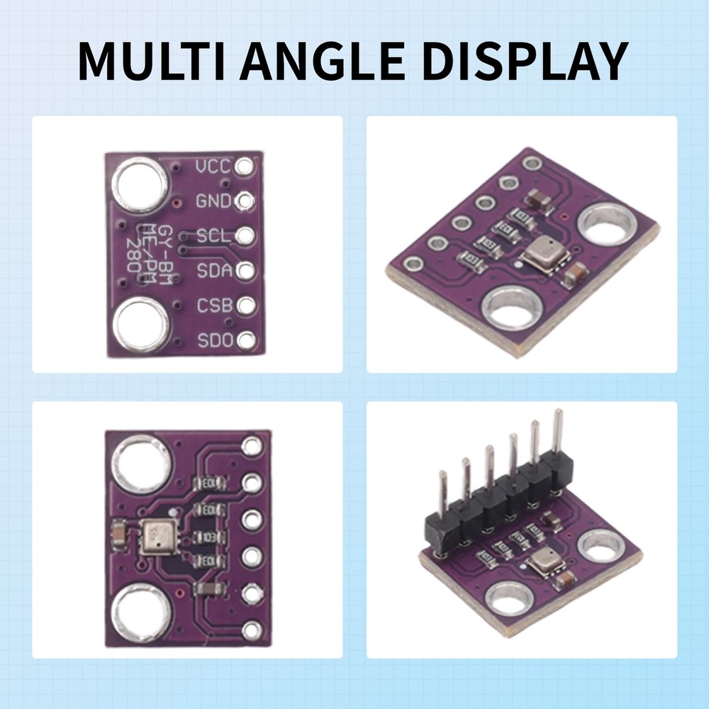 2PCS BME280 3.3V Sensor Module Atmospheric Pressure Temperature Humidity4369