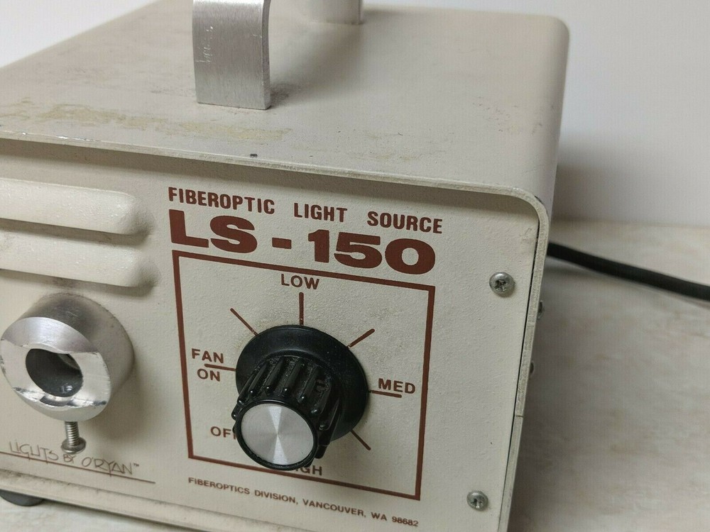 Fiberoptic Light Source LS-150 Lights by O'Ryan For Parts