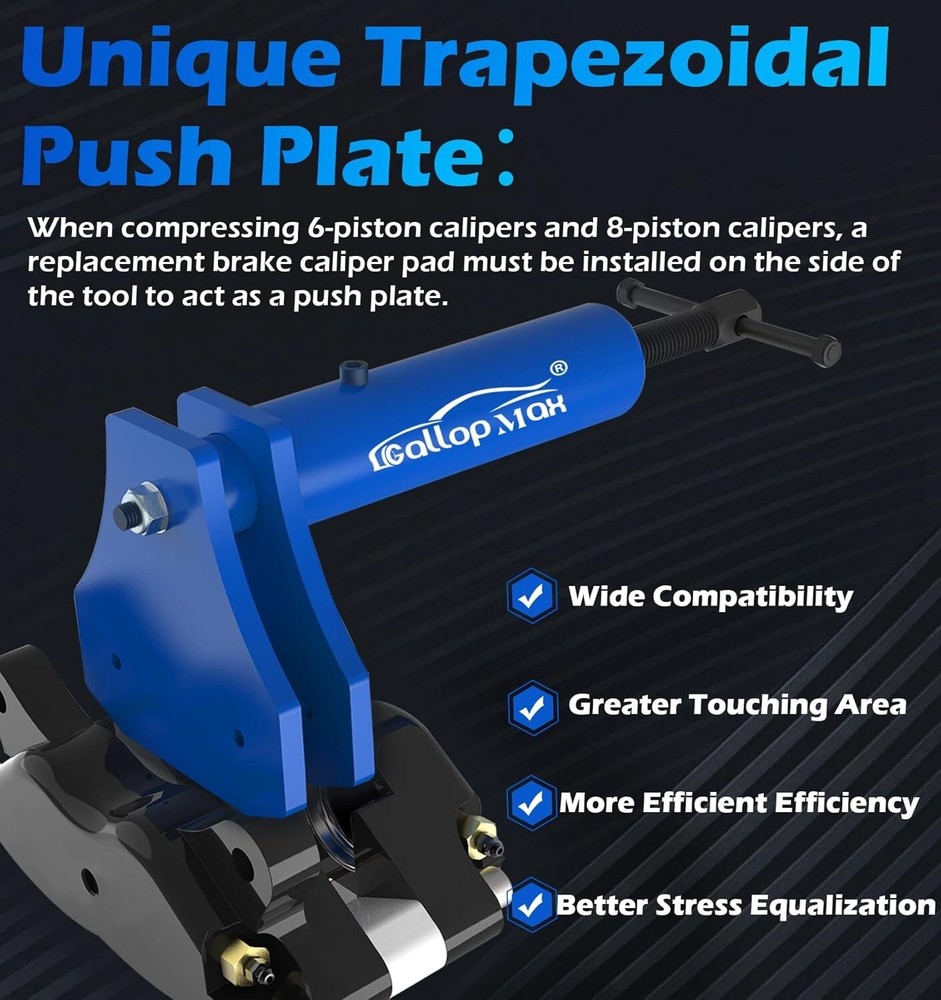 Brake Caliper Tool Multi Piston Pad Spreader Heavy Duty Brake Caliper Piston