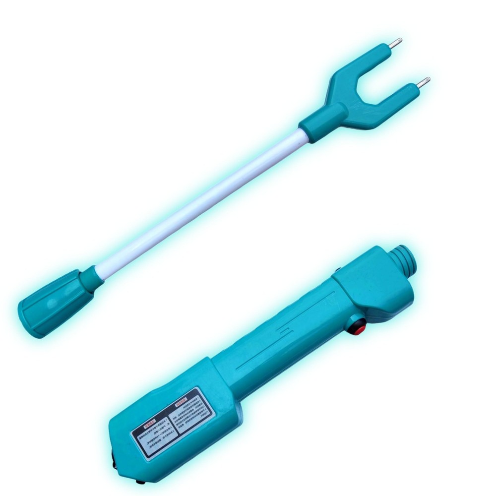 Cattle Prod Waterproof Stick with LED Light 26.3", Green