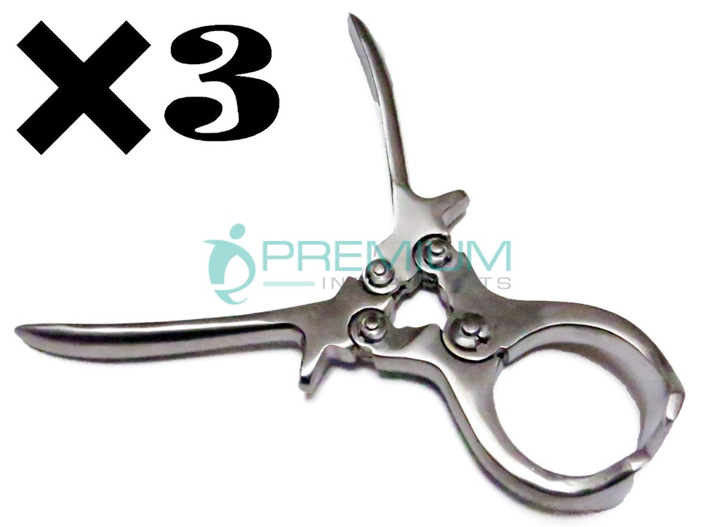 3 Pcs Set Castrator Burdizzo 9" Castration Veterinary Premium Instruments