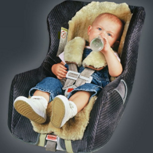 Shoulder Strap- Stroller, Car, Swing, Sheepskin