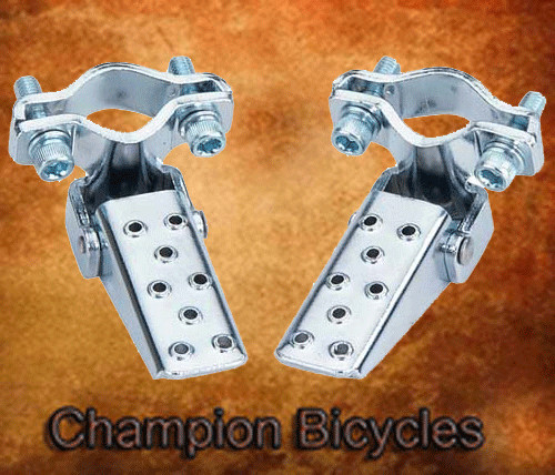 Original! STEEL FOLDABLE FORK STEP (BLACK OR CHROME)