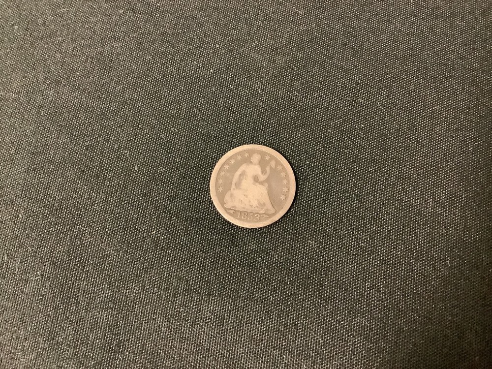 1853-P Seated Liberty Silver Half Dime!!!