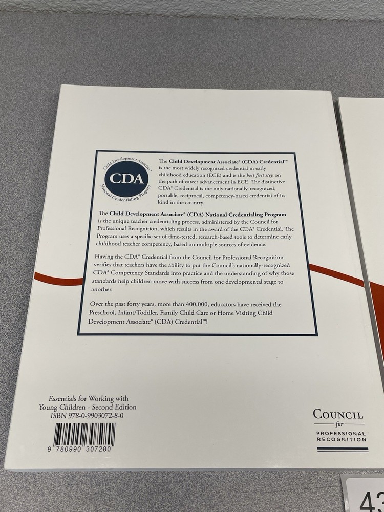 Essentials for Working with Young Children Second Edition And Workbook CDA