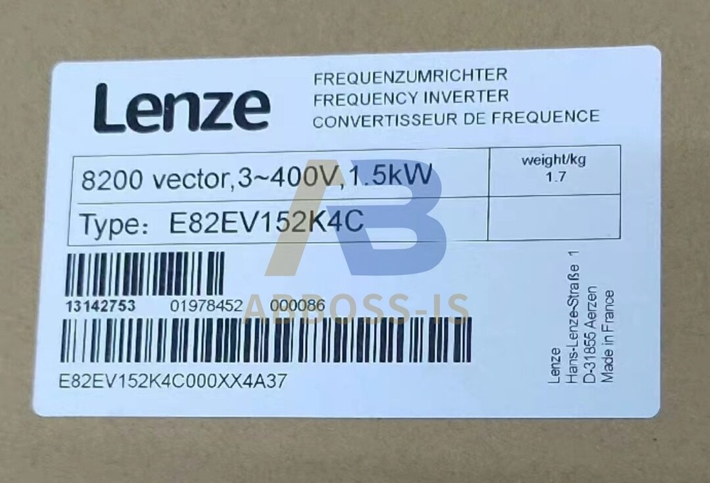 1PCS E82EV152K4C LENZE FREQUENCY INVERTER