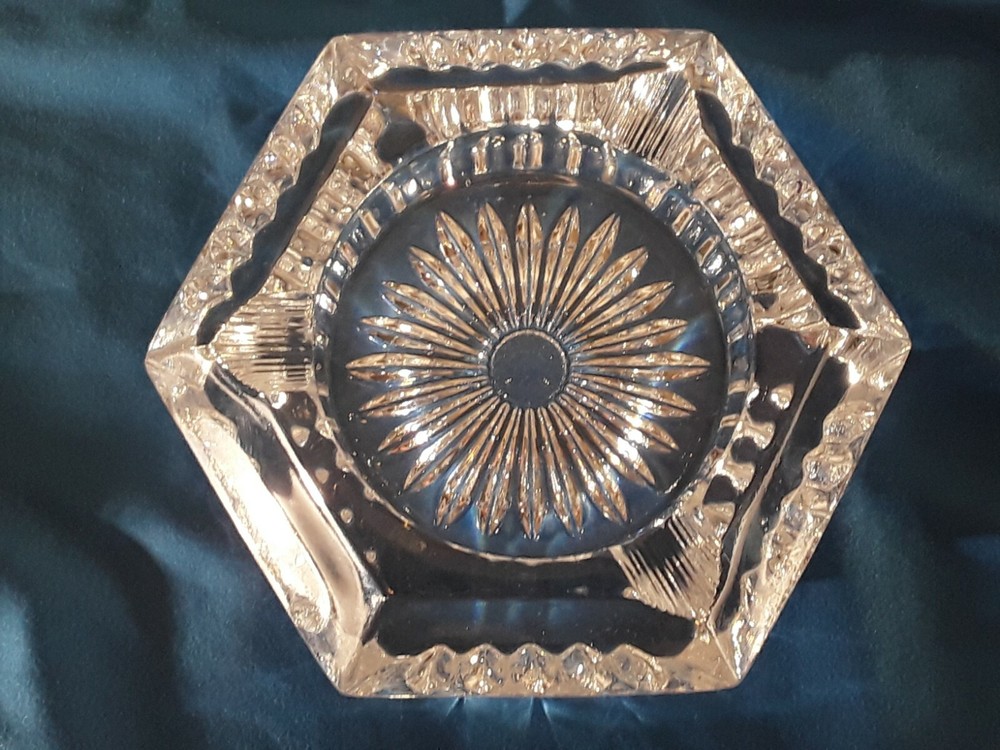 Vintage Crystal Ashtray