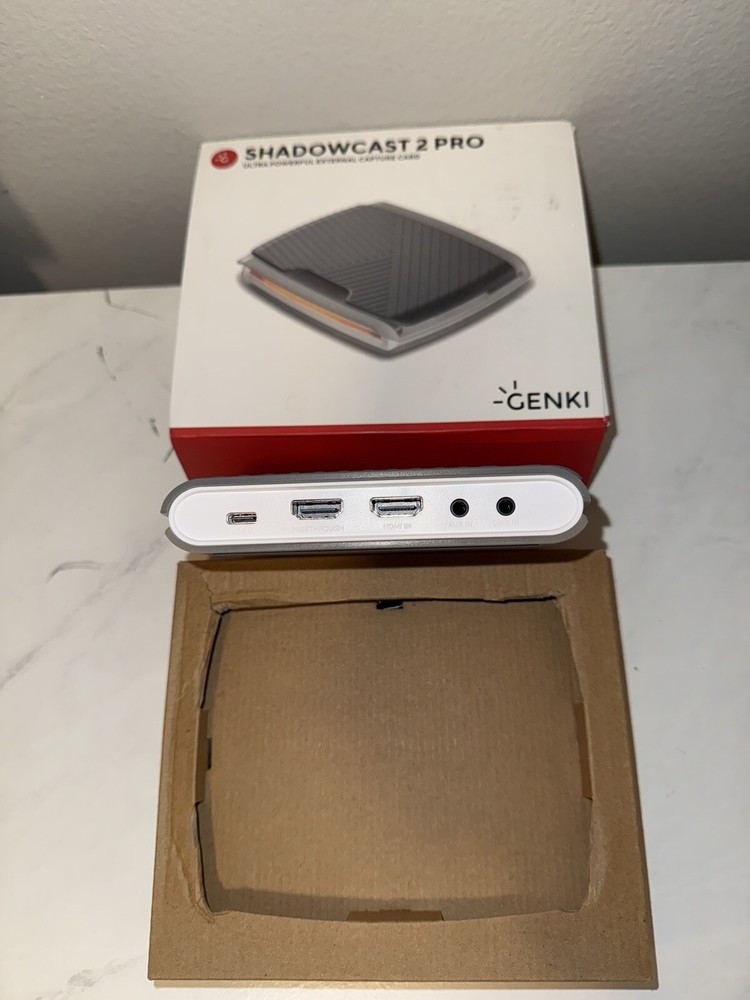 Genki ShadowCast 2 Pro - Powerful External 4K60 Input and Output Capture Device