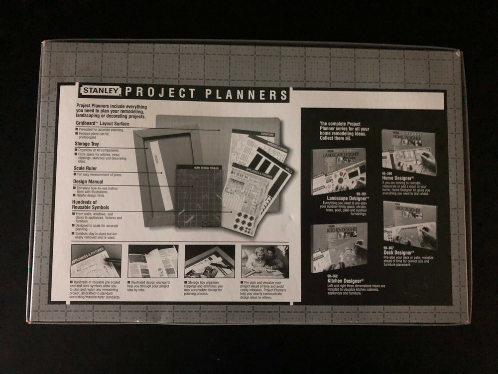 Vintage Stanley Project Planner Landscape Designer 1988