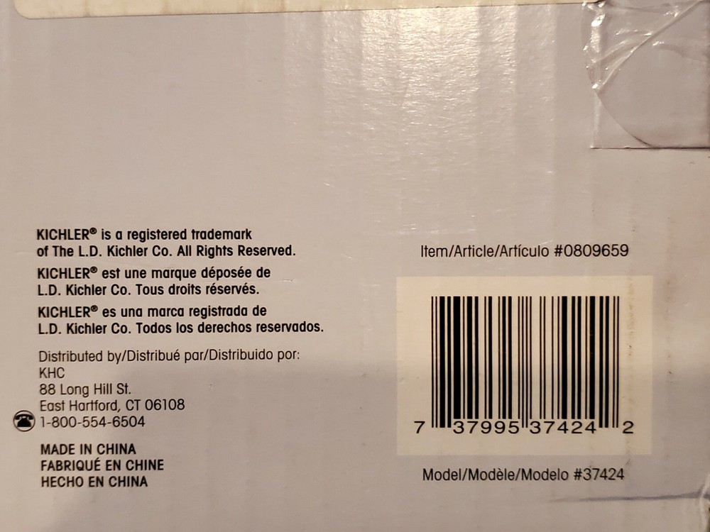 Kichler 0809659 Horizontal 24" LED Vanity & 0809660 Vertical 12" LED Light NIB