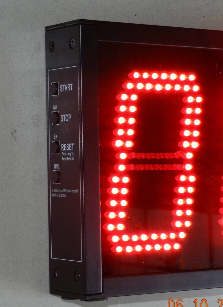 4 Digit - 99 minutes stopwatch timer 4" high LED digits