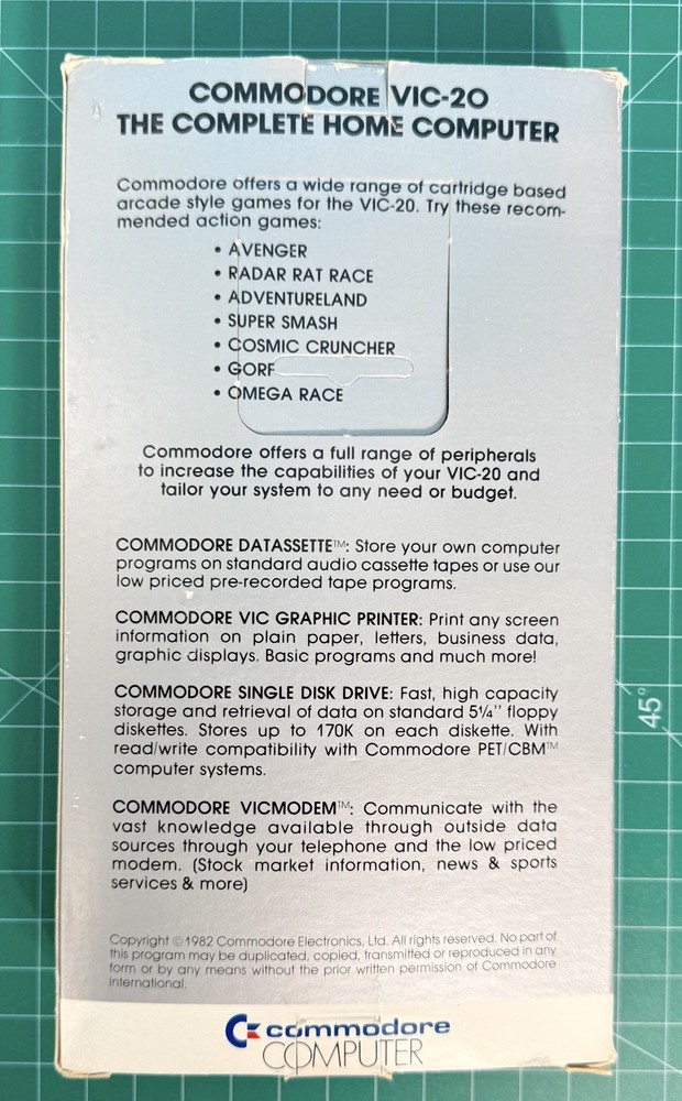 Commodore VIC-20 Cassette 6 Pack Finance Edition