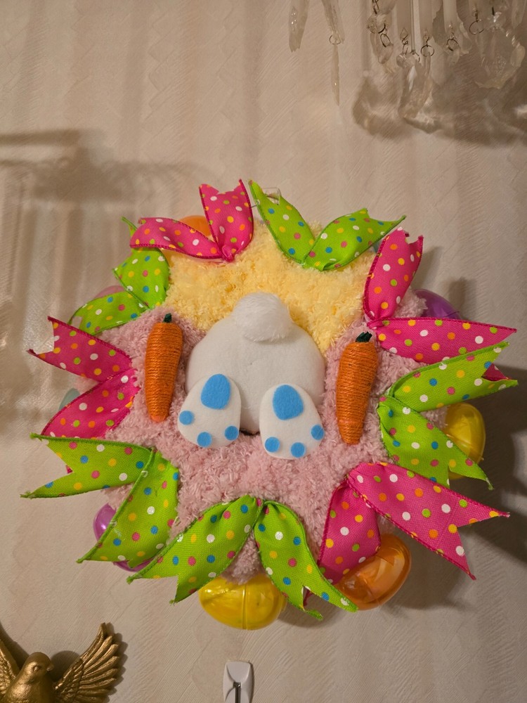 Happy Easter Handmade Wreath